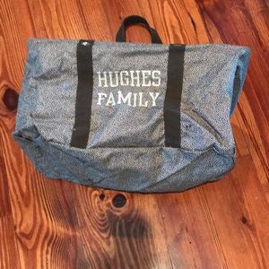 Thirty one large tote with handles. Brown